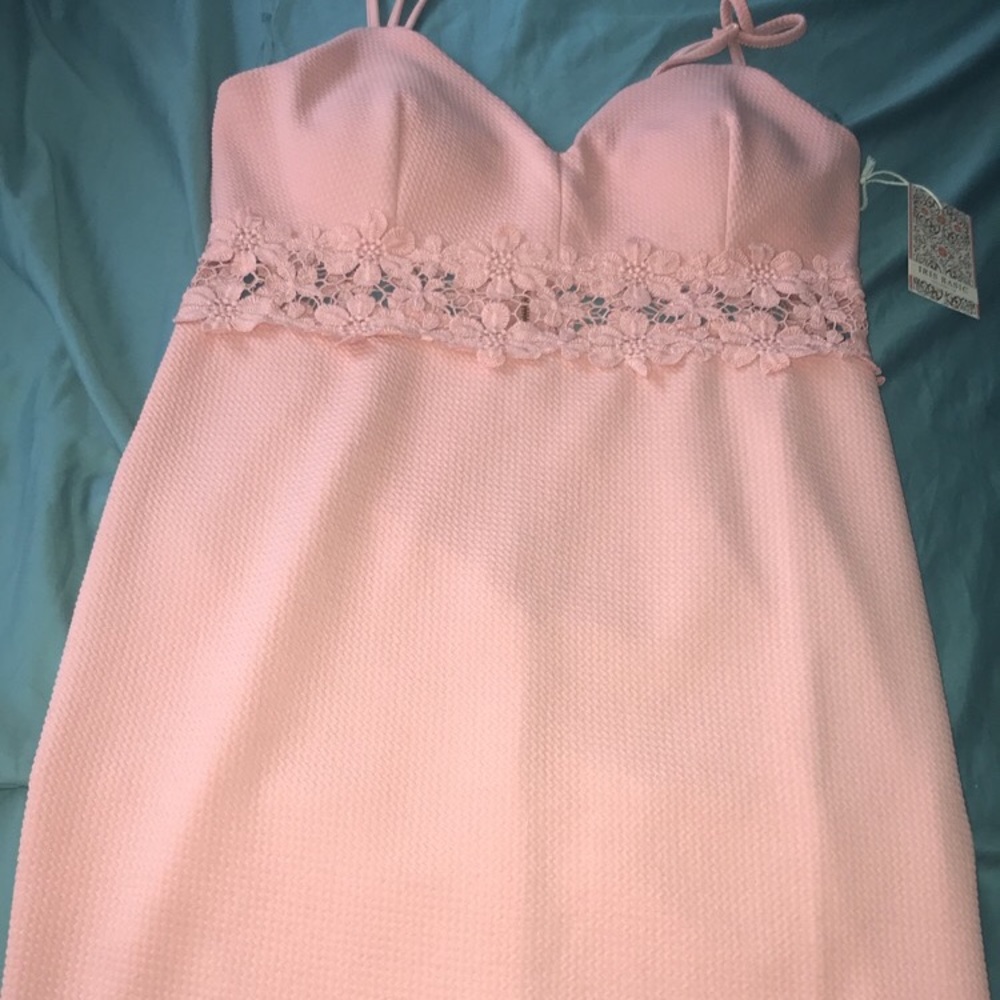 Pink flower dress